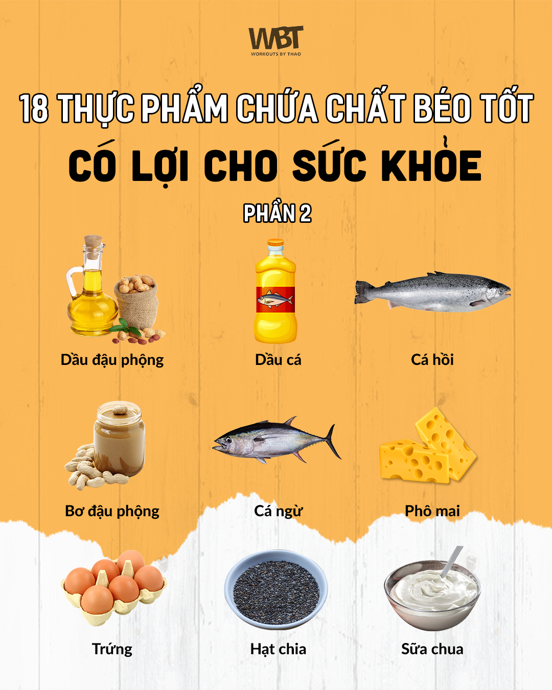 Một số thực phẩm chứa chất béo tốt có lợi cho sức khỏe (phần 2)