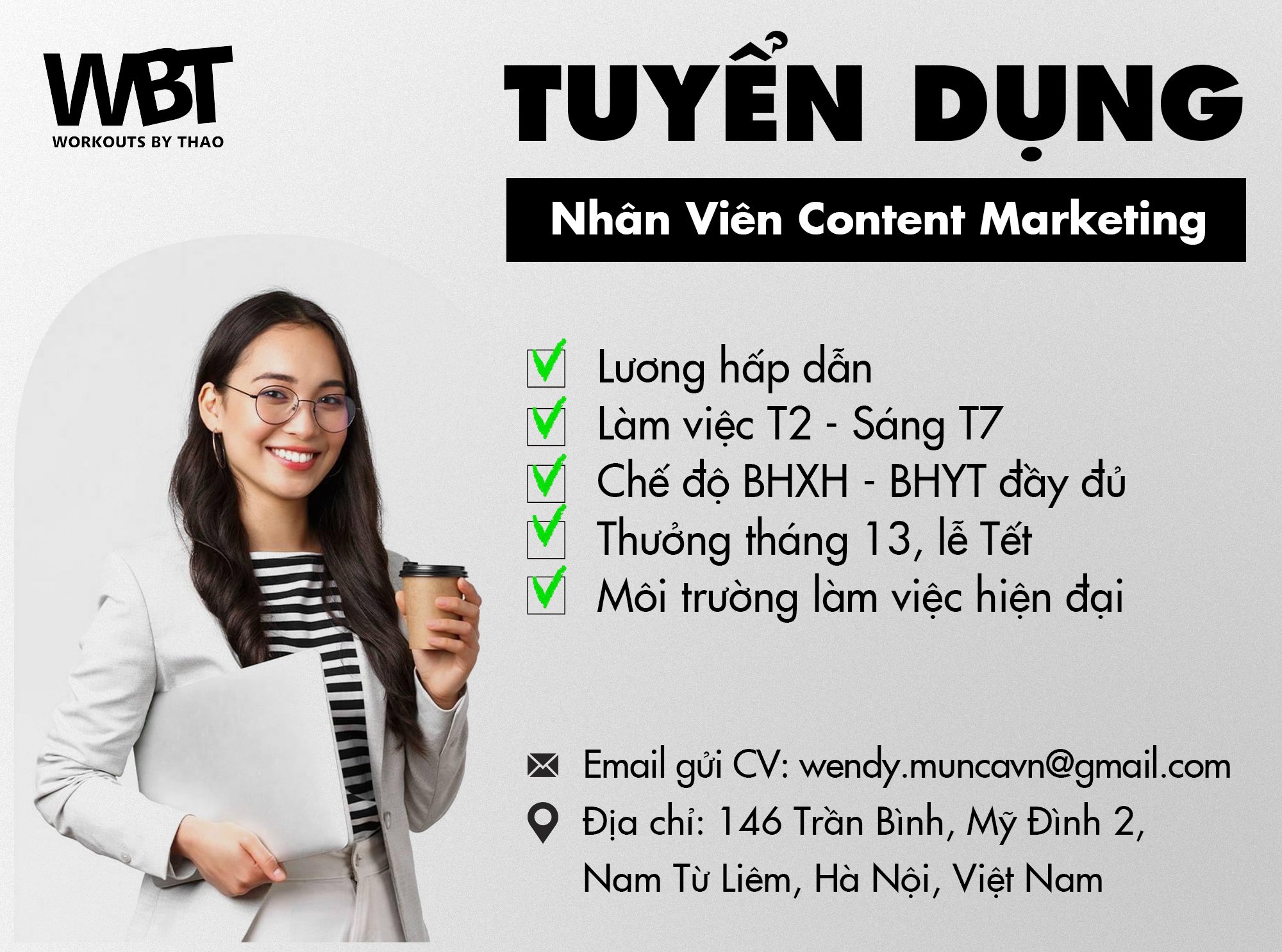 TUYỂN NHÂN VIÊN CONTENT MARKETING